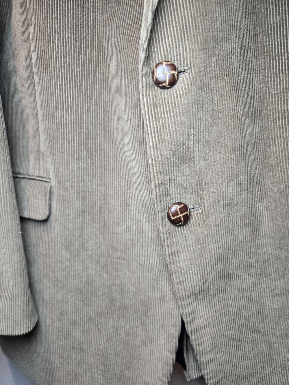 Lauren Ralph Lauren Curduroy Blazer Men's 52L Brown Sports Coat Elbow Patch 90s - Picture 5 of 13